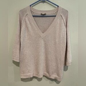 Lilla P V-Neck Sweater - Soft Beige